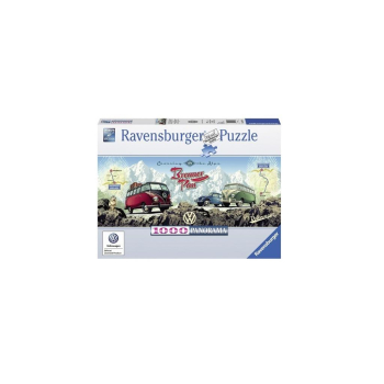 Puzzle 1000 Busem przez Alpy